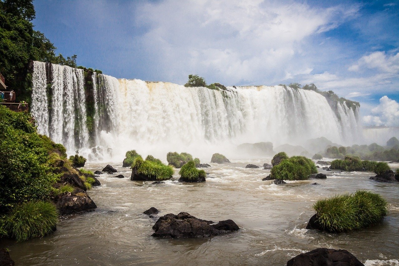 iguazu, iguacu, iguasu, nature, falls, waterfall, south, america, brazil, water, landscape